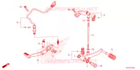 PEDAAL voor Honda CBR 500 R ABS 2024
