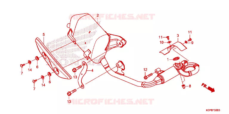 UITLAATDEMPER Honda SCOOTER 110 DIO 2023  SCV110P