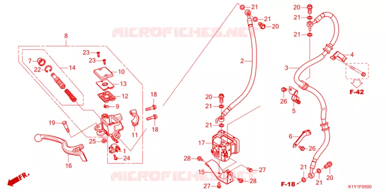 REMPOMP VOOR Honda SCOOTER 125 PCX 2022  WW125AM