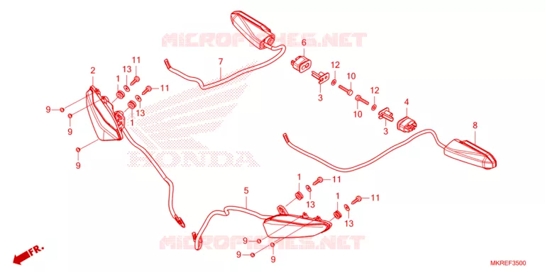 KNIPPERLICHT Honda MOTO 1000 CBR 2024  CBR1000STR
