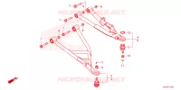 VOOR ARM voor Honda PIONEER 1000-6 DELUXE CREW 2024