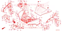 VOORSPATBORD / TREEPLANK voor Honda PIONEER 1000-6 DELUXE CREW 2024