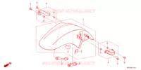VOORSPATBORD voor Honda CB 1300 SUPER BOL DOR SP 2023