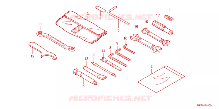 GEREEDSCHAP Honda MOTO 1300 CB 2023  CB1300SSPP
