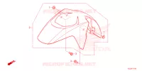 VOORSPATBORD voor Honda AIRBLADE 125 2023