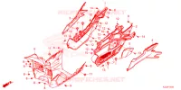 ZIJDE ROK/MIDDEN AFDEKKING voor Honda AIRBLADE 125 2023