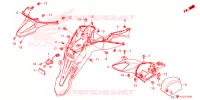 ACHTERSPATBORD / KENTEKEN VERLICHTING voor Honda AIRBLADE 160 2023