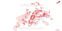 ACHTERSPATBORD  voor Honda GENIO 110 2020