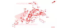 ACHTERSPATBORD  voor Honda GENIO 110 2020