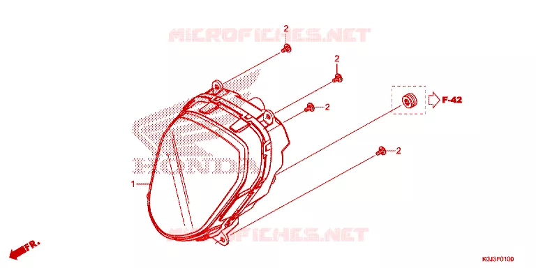 KOPLAMP Honda SCOOTER 110 GENIO 2021  ACJ110CBFM_2PH