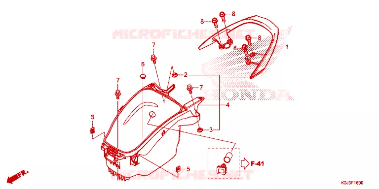 BAGAGEBOX Honda SCOOTER 110 GENIO 2021  ACJ110CBFM_PH