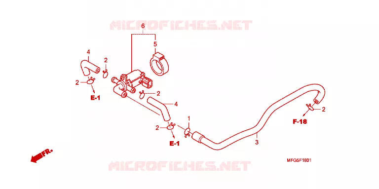 REGELKLEP LUCHTINJECTIE Honda MOTO 600 HORNET 2010  CB600FA_BR