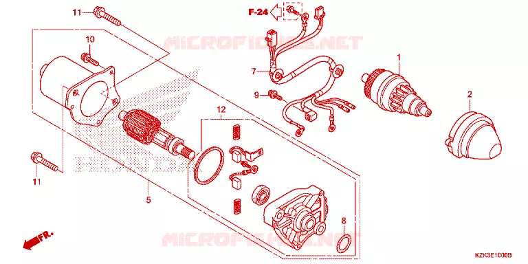STARTMOTOR Honda SCOOTER 110 DIO 2017  SCV110FH