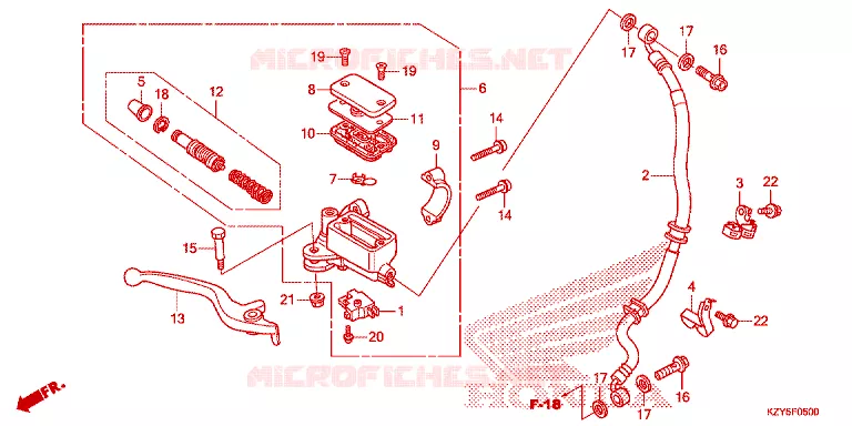 REMPOMP VOOR Honda SCOOTER 150 PCX 2014  WW150E