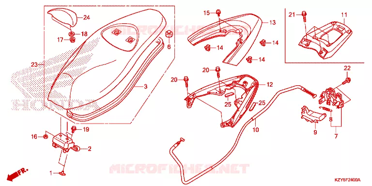 ZADEL Honda SCOOTER 150 PCX 2014  WW150E