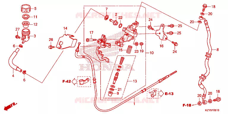 REMPOMP  Honda SCOOTER 150 PCX 2015  WW150F