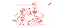 ACHTERSPATBORD  voor Honda SCV 125 ACTIVA (2ID) 2015