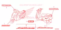 EMBLEEM/STREEP voor Honda SCV 125 ACTIVA (2ID) 2015