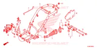 FRAME CHASSIS voor Honda SCV 125 ACTIVA (2ID) 2015