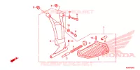 VOETSTEUN voor Honda SCV 125 ACTIVA (2ID) 2015