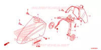 VOORSPATBORD voor Honda SCV 125 ACTIVA (2ID) 2015