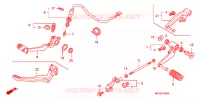 PEDAAL voor Honda CB 1300 SUPER FOUR 2007