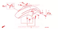 VOORSPATBORD voor Honda CB 1300 SUPER FOUR 2007