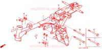 FRAME CHASSIS voor Honda MONKEY 50 TYPE 7 1988
