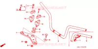 HENDEL PIJP/BOVENSTE BRUG/ STURING STANG voor Honda MONKEY 50 TYPE 7 1988