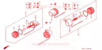 KNIPPERLICHT voor Honda MONKEY 50 TYPE 7 1988