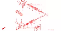 NOKKENAS/KLEP voor Honda MONKEY 50 TYPE 7 1988