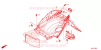 ACHTERSPATBORD  voor Honda BEAT 110 CASTED WHEEL 2017
