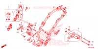 FRAME CHASSIS voor Honda BEAT 110 CASTED WHEEL 2017