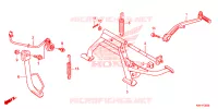 HOOFD STANDAARD/ KICKSTARTER ARM voor Honda BEAT 110 CASTED WHEEL 2017