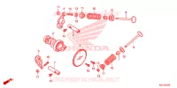 NOKKENAS/KLEP voor Honda BEAT 110 CASTED WHEEL 2017