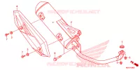 UITLAATDEMPER voor Honda BEAT 110 CASTED WHEEL 2017