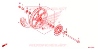 VOORWIEL voor Honda BEAT 110 CASTED WHEEL 2017