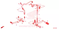 PEDAAL voor Honda CB 500 X ABS 2020