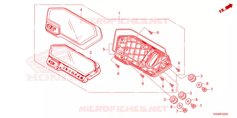 COMBINATIEMETER Honda MOTO 150 CBR 2022  CBR150RAM