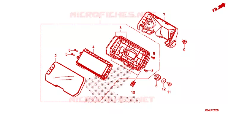 COMBINATIEMETER Honda MOTO 150 CBF 2021  CBF150NAL_TH