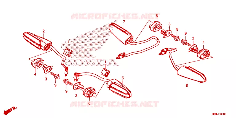 KNIPPERLICHT Honda MOTO 150 CBF 2021  CBF150NL_CA