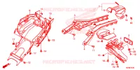 ACHTERSPATBORD  voor Honda CB 150 R 2021