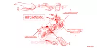 EMBLEEM/STREEP voor Honda CB 150 R 2021