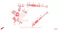 NOKKENAS/KLEP voor Honda WAVE 110 Front brake disk, Kick start, Spoked wheels 2018