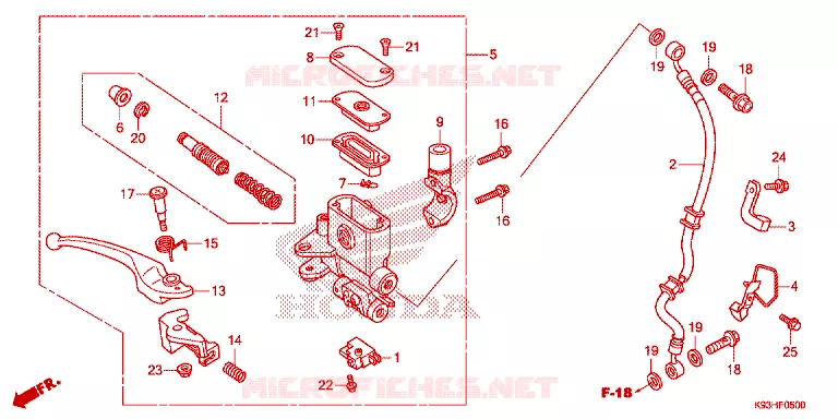 REMPOMP VOOR Honda SCOOTER 110 SCOOPY 2017  ACF110BTH_2TH
