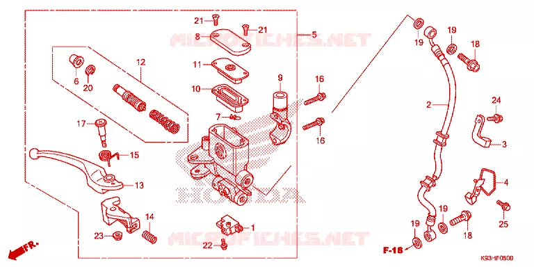 REMPOMP VOOR Honda SCOOTER 110 SCOOPY 2017  ACF110BTH