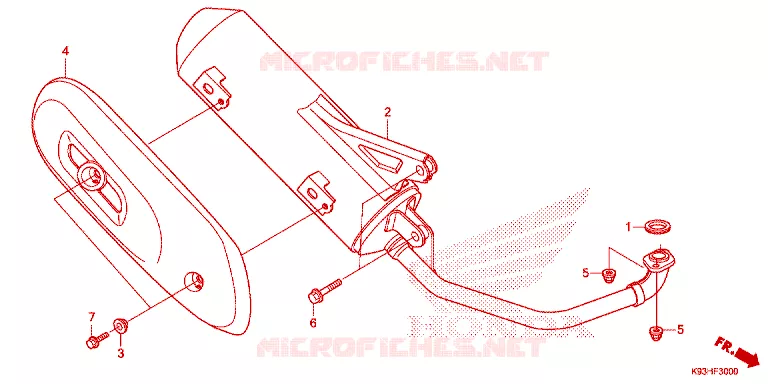 UITLAATDEMPER Honda SCOOTER 110 SCOOPY 2017  ACF110CBTH
