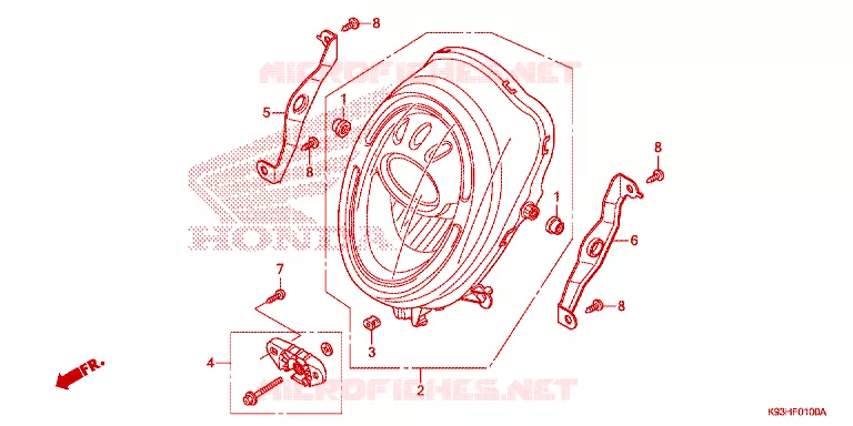 KOPLAMP Honda SCOOTER 110 SCOOPY 2018  ACF110CBTJ