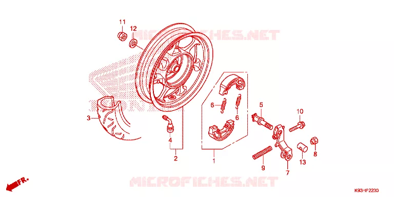 ACHTER WIEL Honda SCOOTER 110 SCOOPY 2020  ACF110CBTK_TH