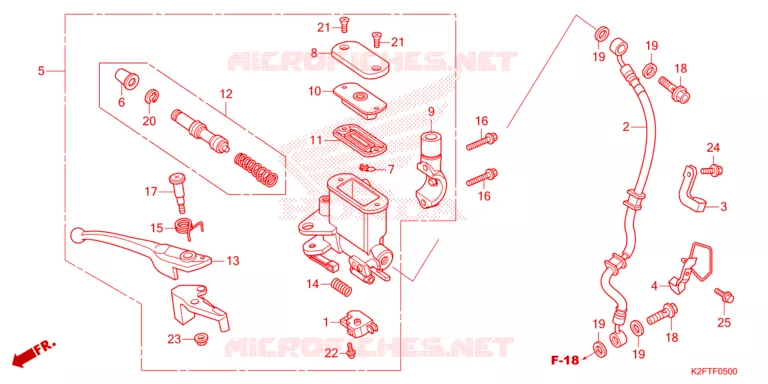 REMPOMP VOOR Honda SCOOTER 110 SCOOPY 2021  ACF110BTM